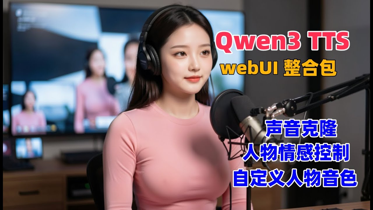 Qwen3 TTS音频模型整合包普通版