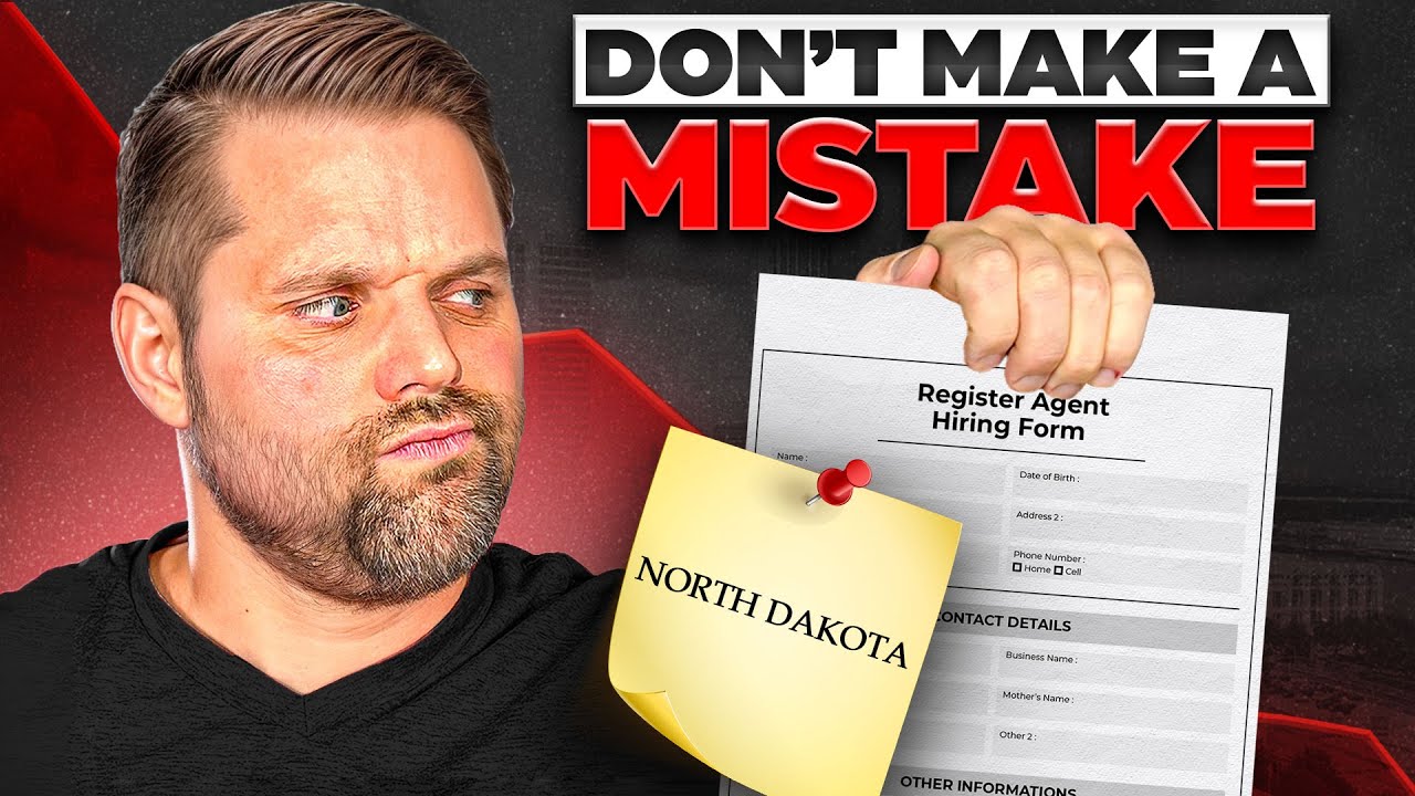 Нужен зарегистрированный агент в Северной Дакоте? Посмотрите видео ПЕРЕД покупкой.