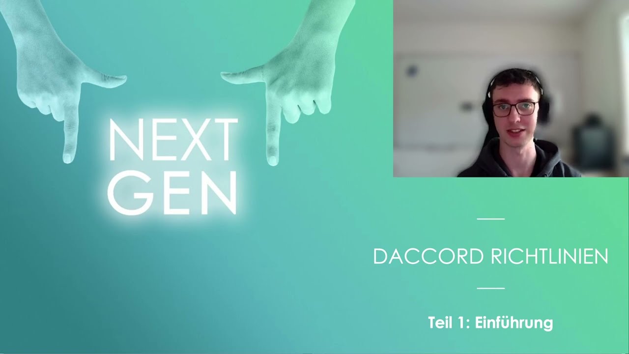 daccord Richtlinien - Teil 1: Einführung