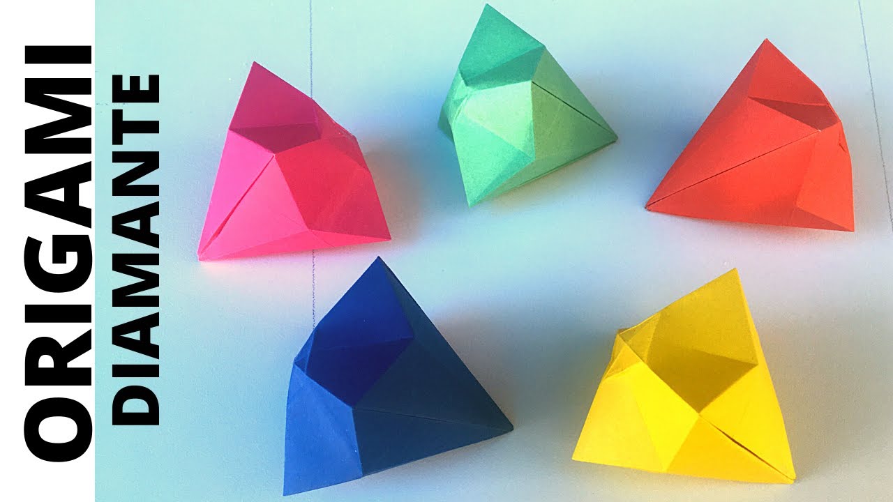 Como fazer um Diamante de Papel / origami