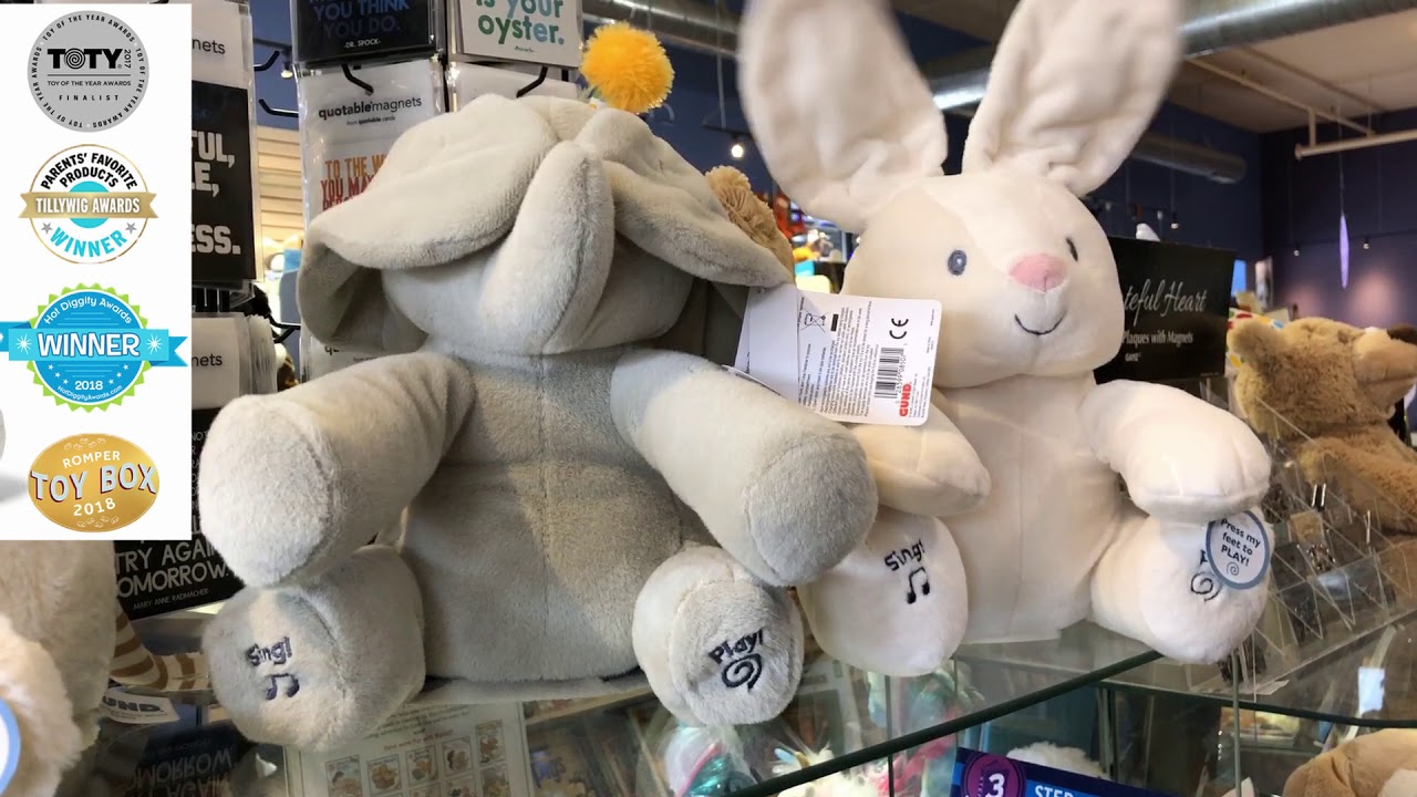 New Animated Gund Toys: Flora Bunny and Flappy Bear with Norm Bruce