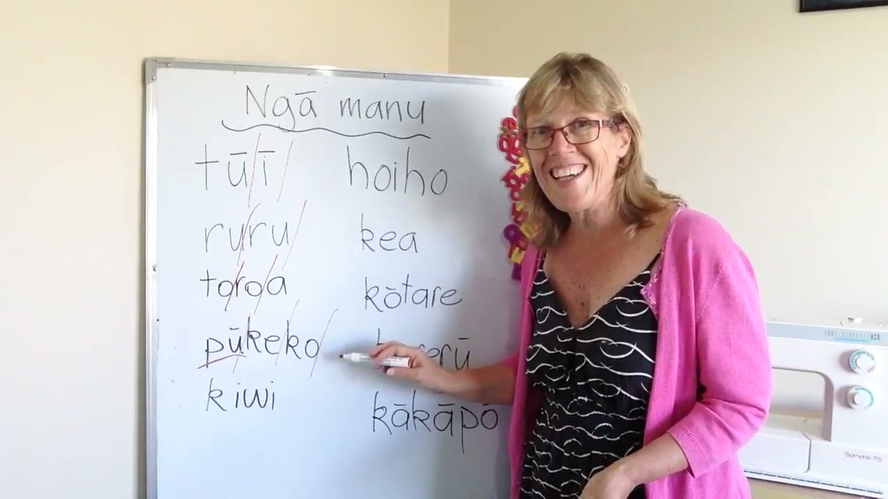 New Zealand native birds - pronunciation - Sharon Holt