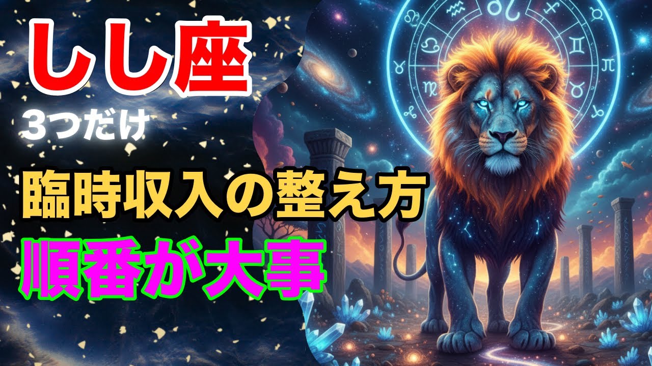 【しし座】2月22日、臨時収入確定！見逃せない幸運のサインと行動【2026年 運勢】