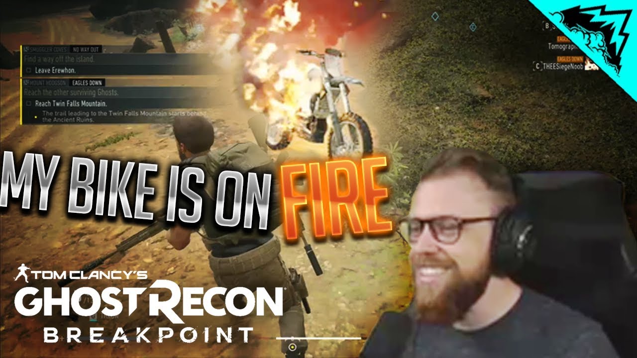 My Bike EXPLODED! - Tom Clancy's Ghost Recon Breakpoint Beta Gameplay