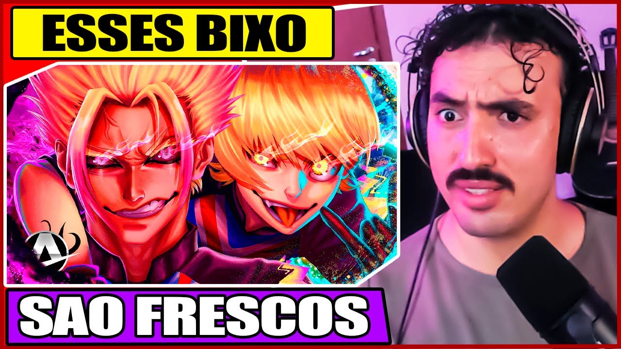 ♪ Charles e Shidou (Blue Lock) | Jogada Perversa | AniRap & Ark King | Leozin React