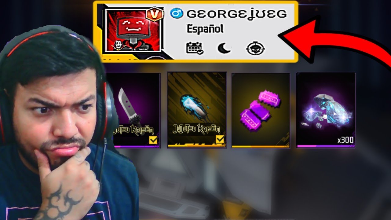 TENDRE LA MISMA SUERTE EN MI CUENTA DE VERIFICADO PARA SACAR LOS PUÑOS DE ITADORI ? FREE FIRE