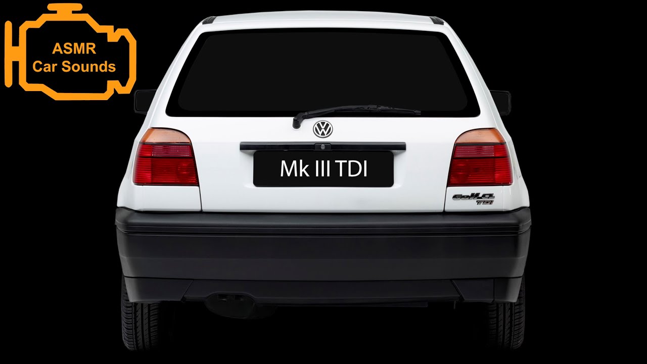 🔈 Volkswagen Golf III 1.9 TDI - 3 Hours Engine L4 Idle Sound | ASMR, Study, Relax, Reduce Stress 🔈
