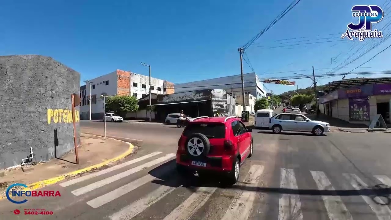 Nas ruas de Barra do Garças MT com JP do Araguaia