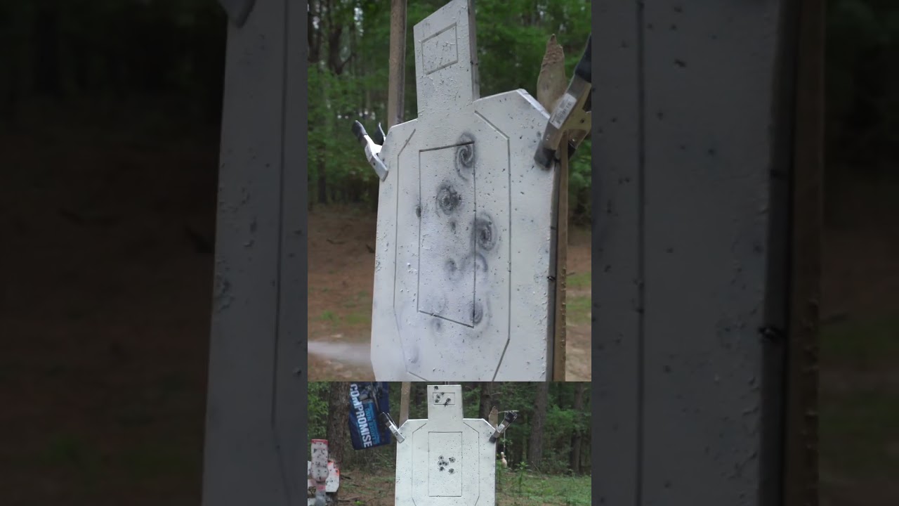 Do NOT Shoot steel this close! 😲