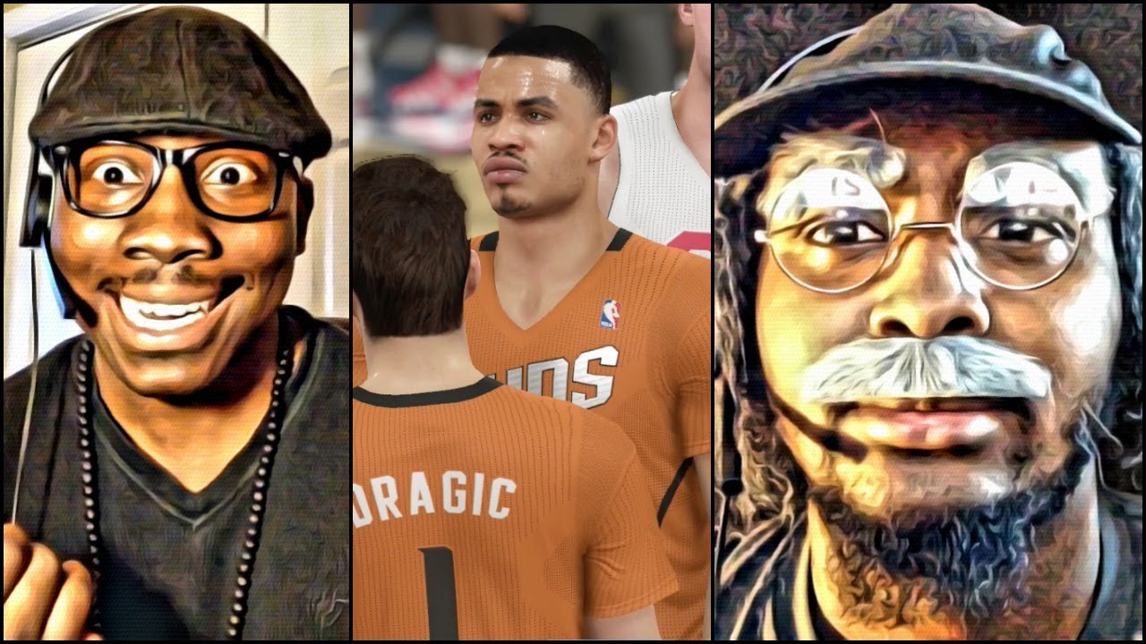 NBA 2k14 Xbox One Gameplay - FaceCam Nerdy QJB vs Pops