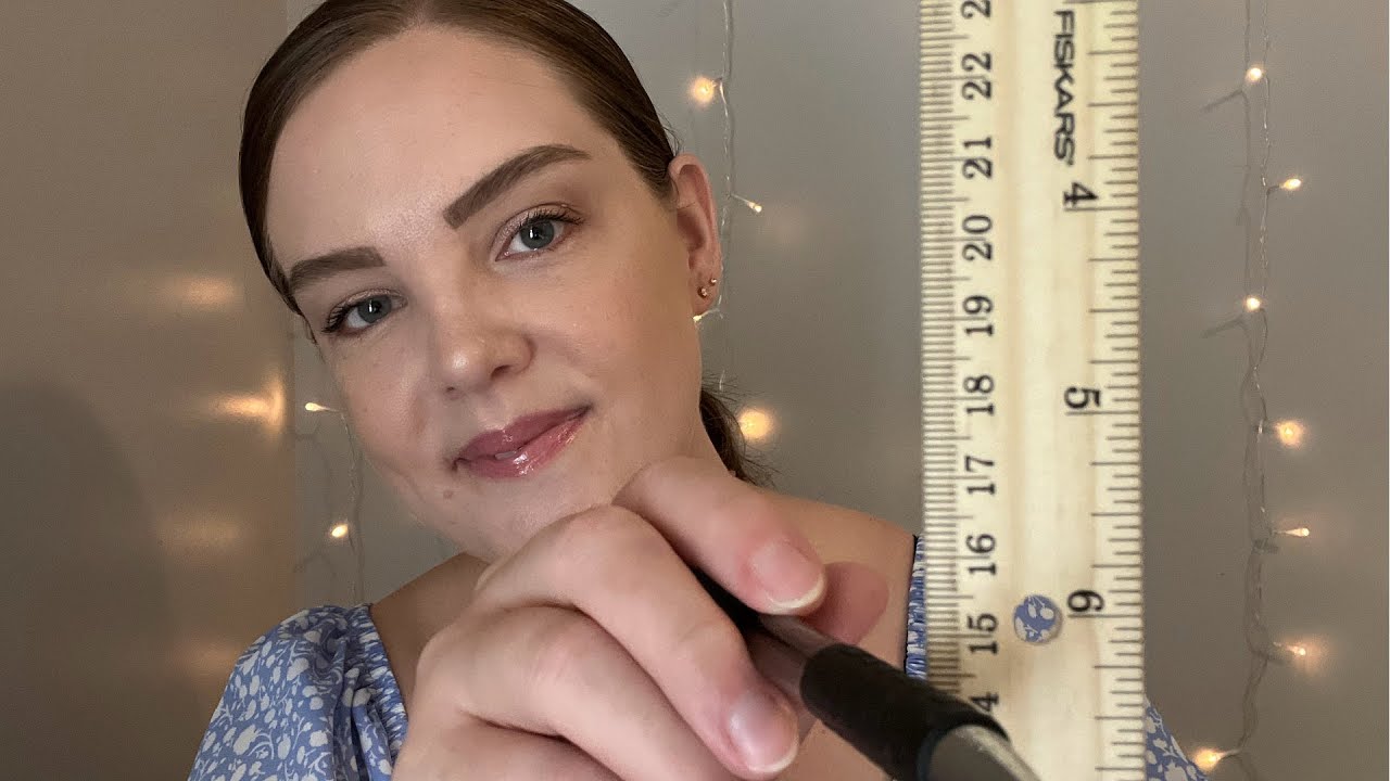 ASMR Face Measuring Consultation | Personal Attention Roleplay | Whispered