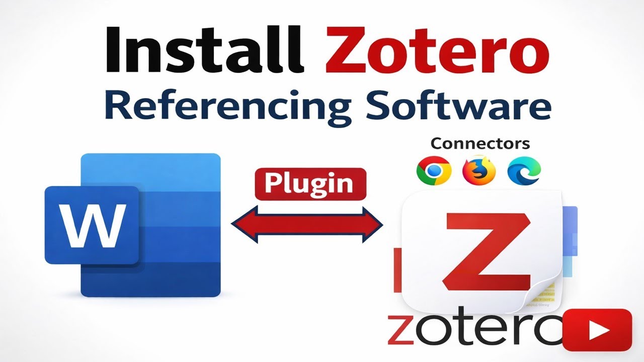 Как установить программное обеспечение для создания ссылок Zotero | Плагин для Word и коннектор д...