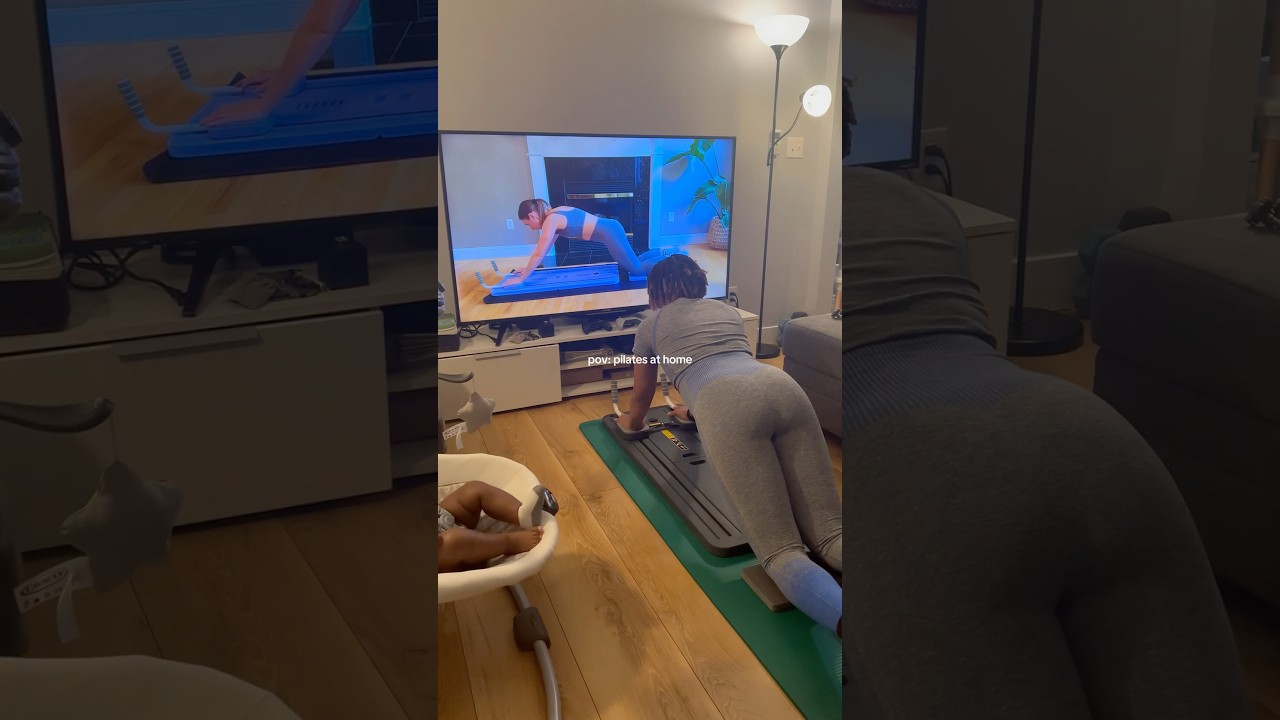 If I can’t go to Pilates, I guess I’ll bring the Pilates to me. 
