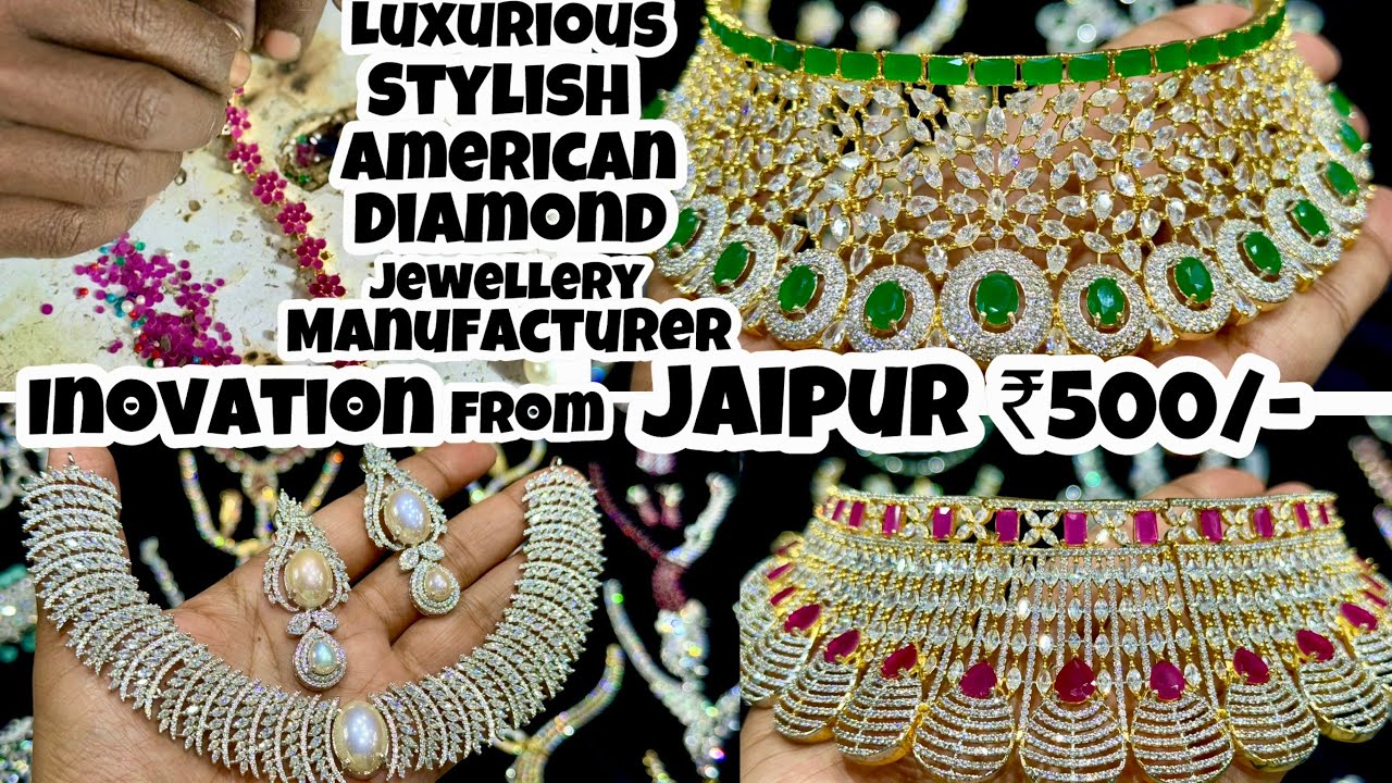 Exploring American Diamond: CelebrityStyle Innovations from a Jaipur Manufacturer| ad bridal Jewelry