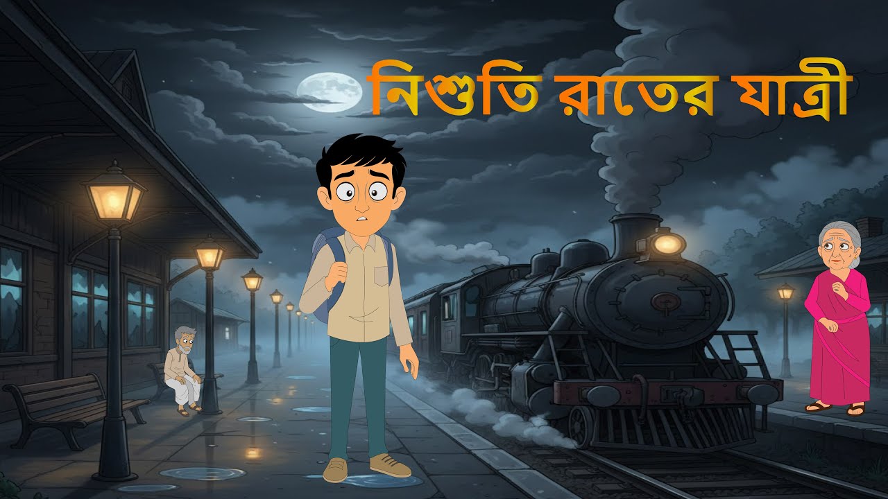 নিশুতি রাতের যাত্রী। Nishuti Rater Jatri| Bengali Cartoon Story| Horror Fairy Tales