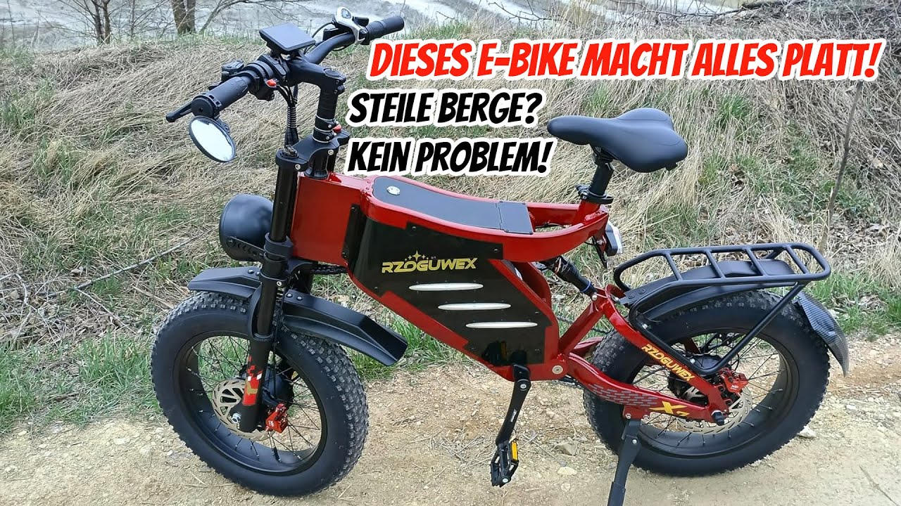 Steile Berge? Kein Problem! Dieses E-Bike macht alles platt!