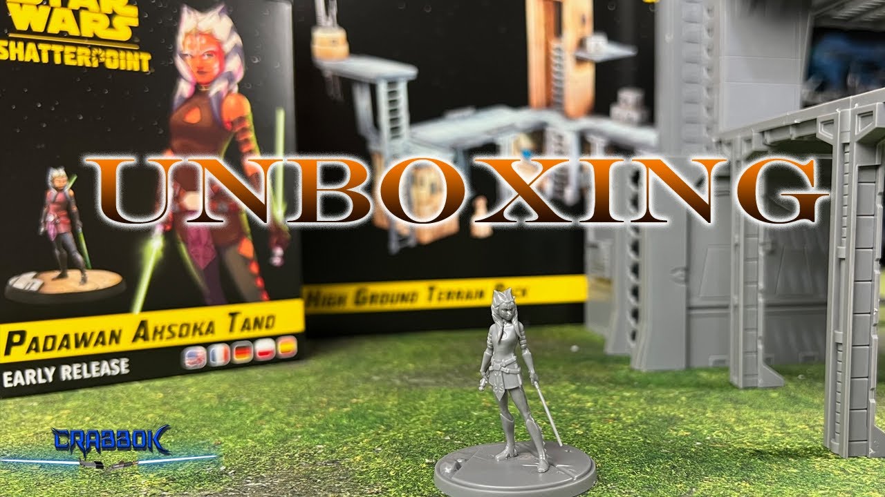 Padawan Ahsoka and The High Ground Terrain Pack - Star Wars Shatterpoint Unboxing