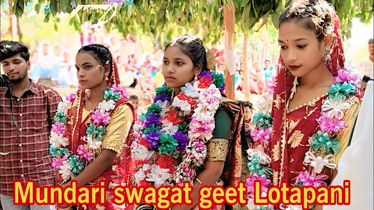 Mundari song/Roselina wed s Jaymasi/Lotapani Swagat geet#