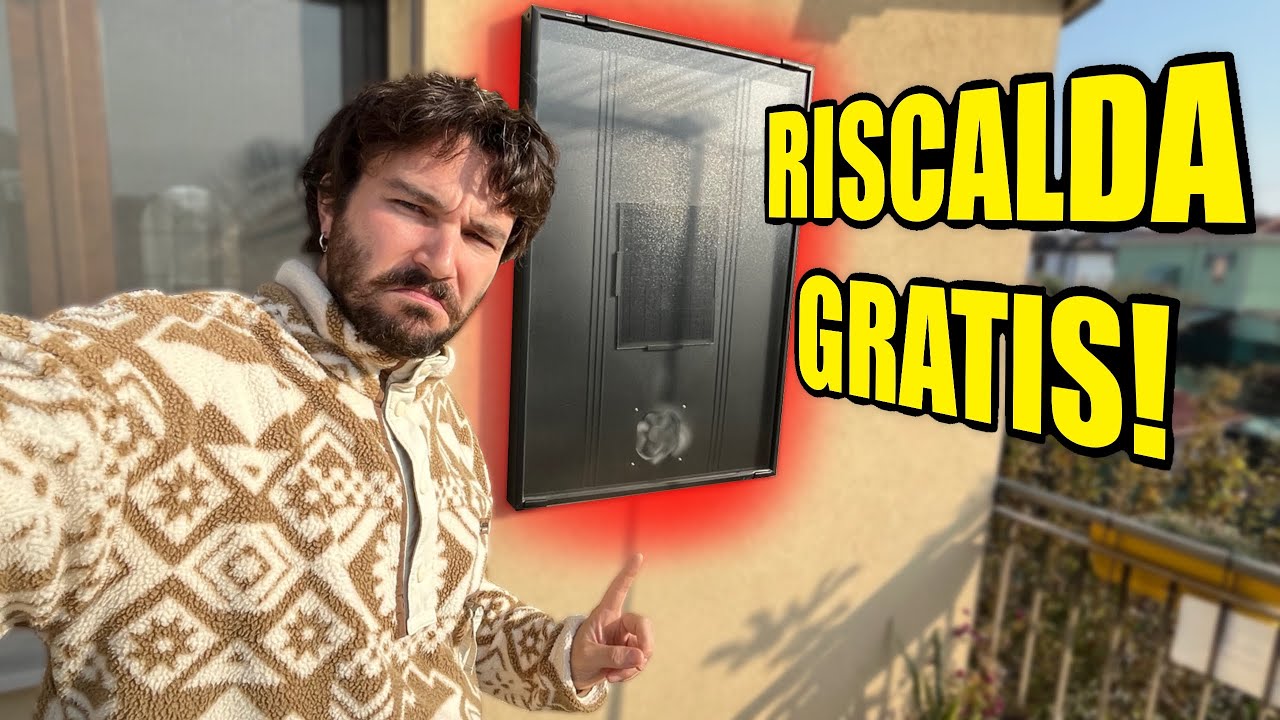 Riscaldare e deumidificare casa GRATIS - Pannello solare ad aria calda / Convettore solare