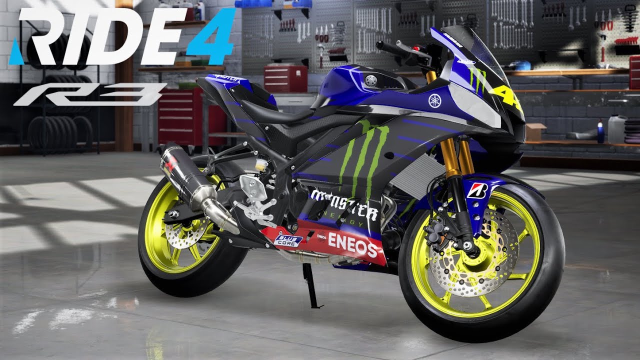 Ride 4 - Yamaha YZF-R3 (R25) 2019 Rossi Look Customization | Gameplay at Imatra