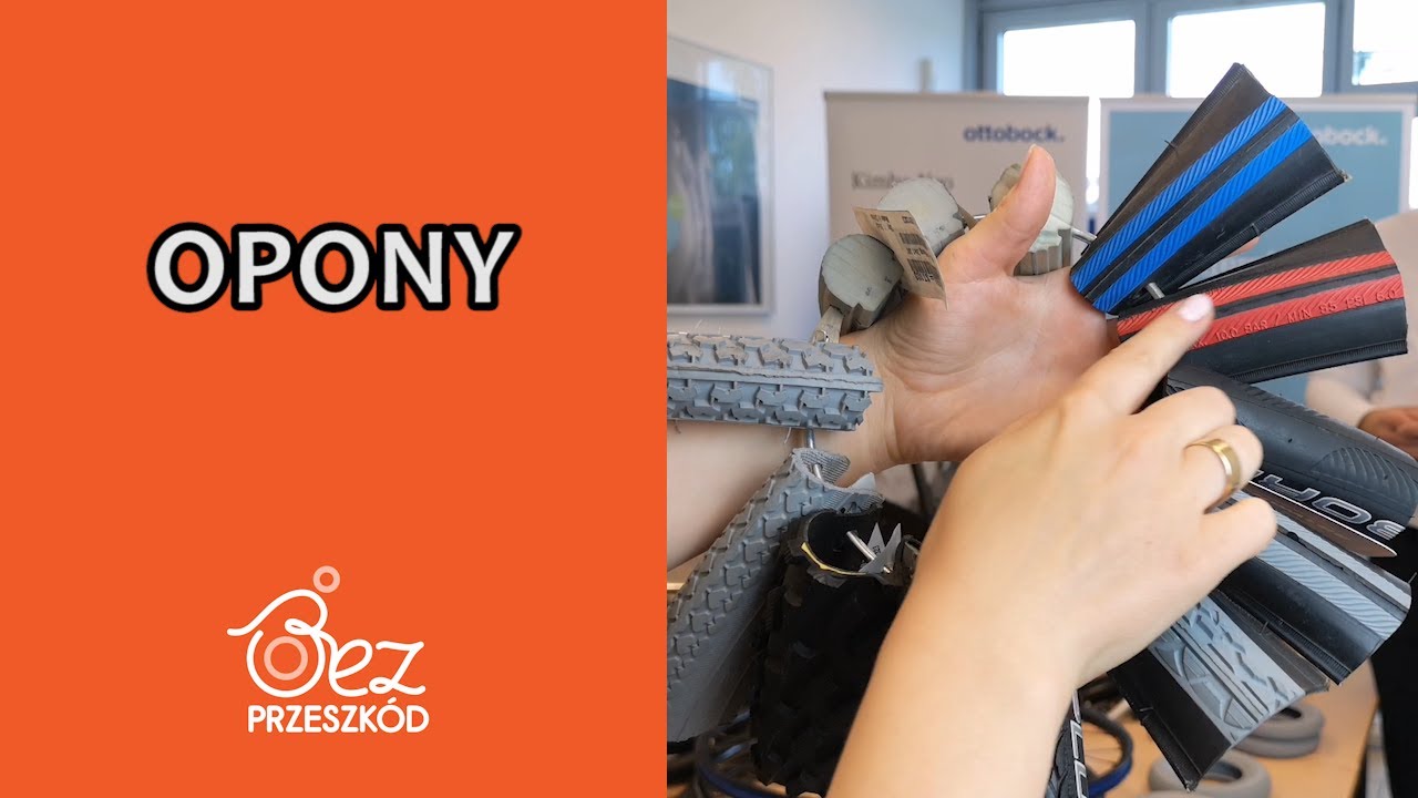 Anatomia wózka inwalidzkiego: opony w tylnych kołach - rodzaje i zastosowanie.