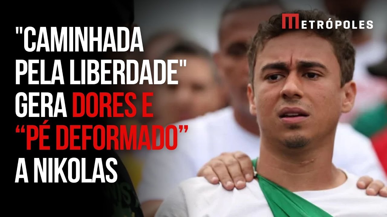 Nikolas relata “pé deformado” e dores em meio a caminhada de 230 km