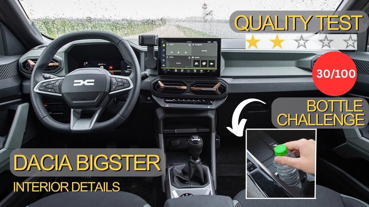Dacia Bigster TCe 130 4x4 | Low quality but amazing practicality - 38.8 L of cabin space!