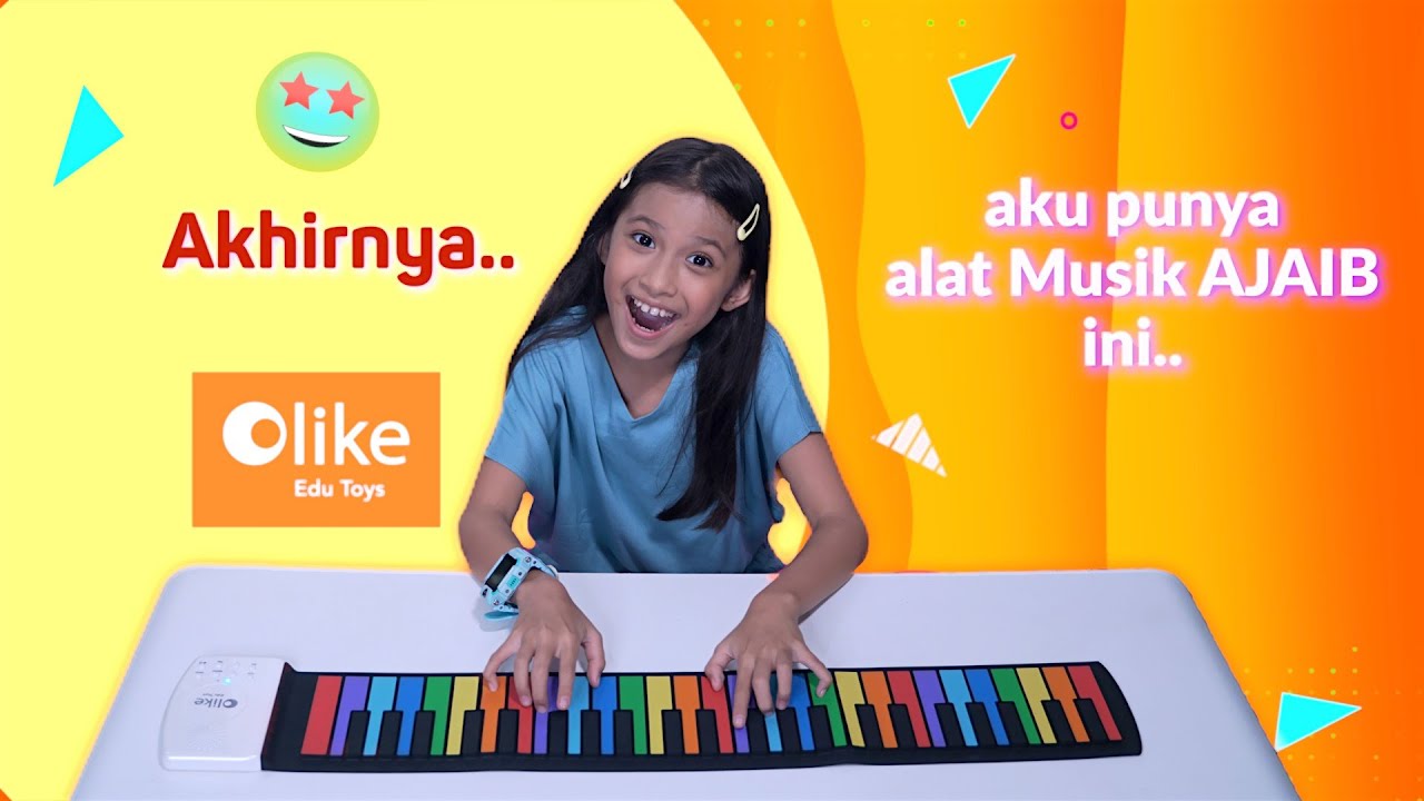 Akhirnya aku punya Alat Musik Ajaib ini.. Bisa main semua laguKu - Olike Hand Roll Piano