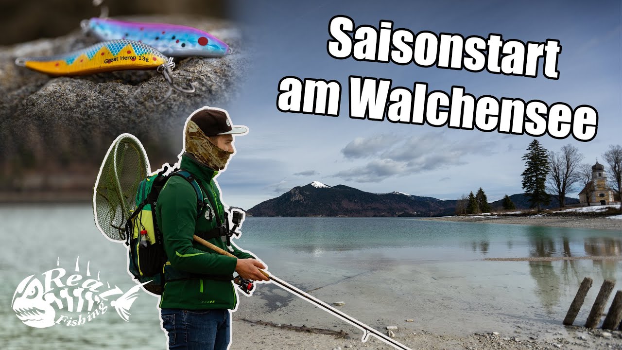 Auf SEEFORELLE und RENKE im Frühjahr // Saisonstart am Walchensee