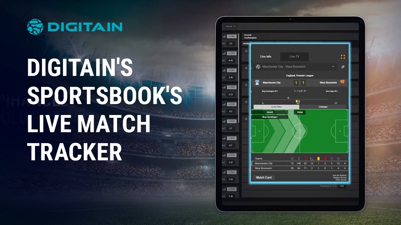 Digitain's Sportsbook's Live Match Tracker
