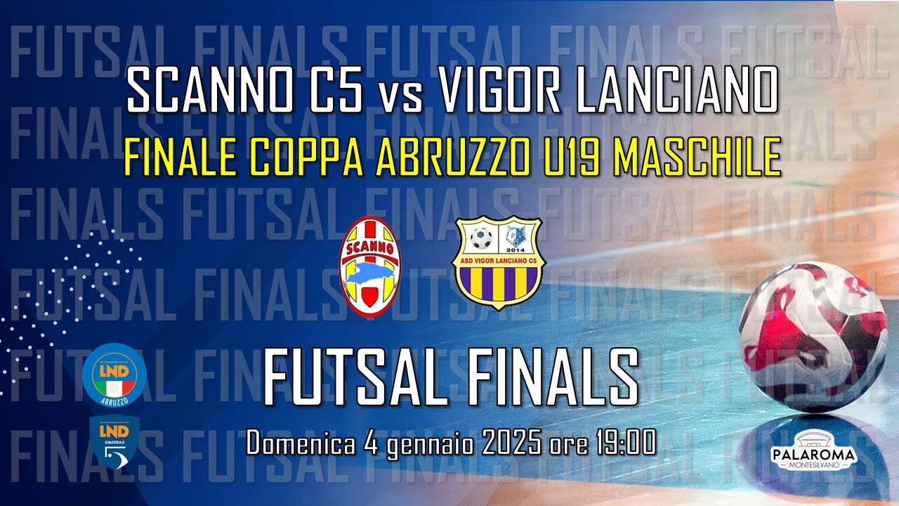 Finale Coppa Abruzzo U19 Maschile | SCANNO C5 vs VIGOR LANCIANO