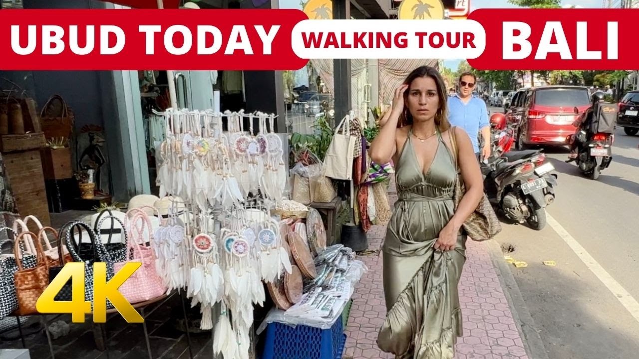 🇮🇩 Explore UBUD BALI Indonesia | BALI TODAY | 4K Virtual Walking Tour in Bali Travel Vlog 2023