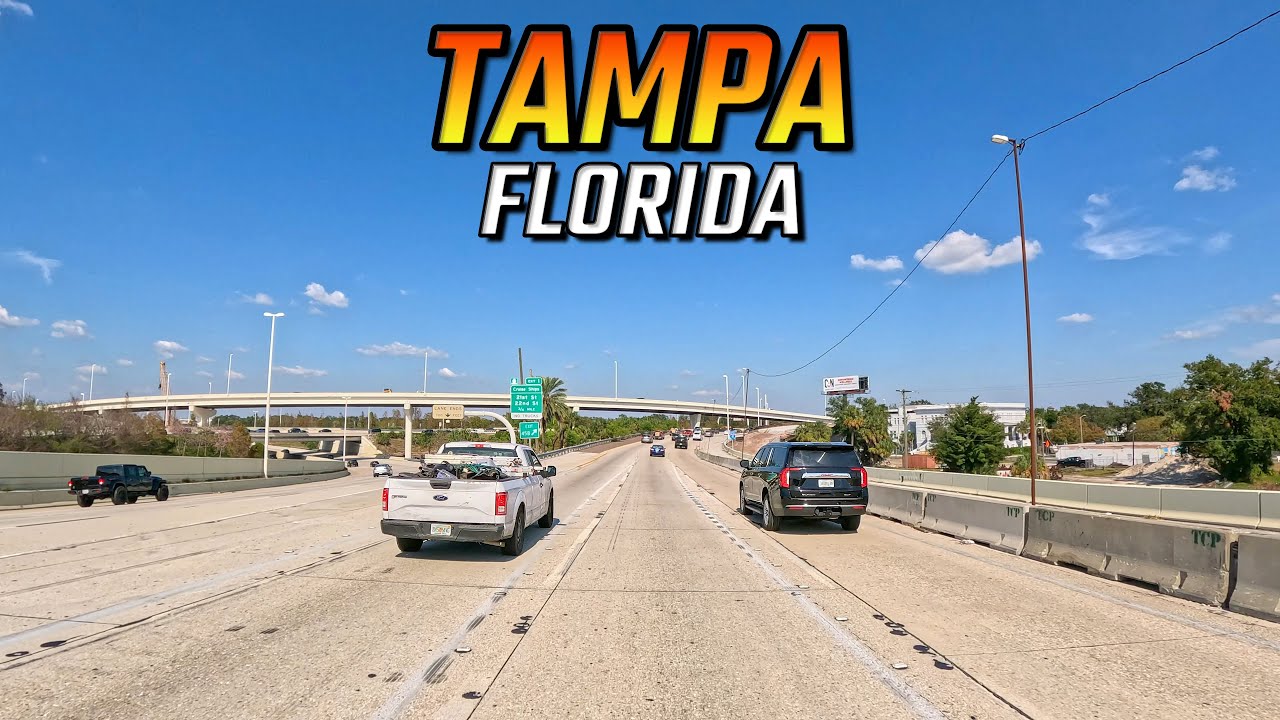 Tampa Florida Driving Through