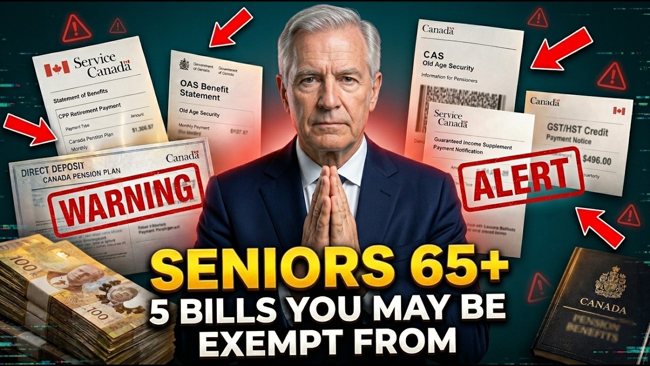 5 BILLS Canadian Seniors Are NOW EXEMPT From&mdash; New June 2026 Update (Most Still Pay)