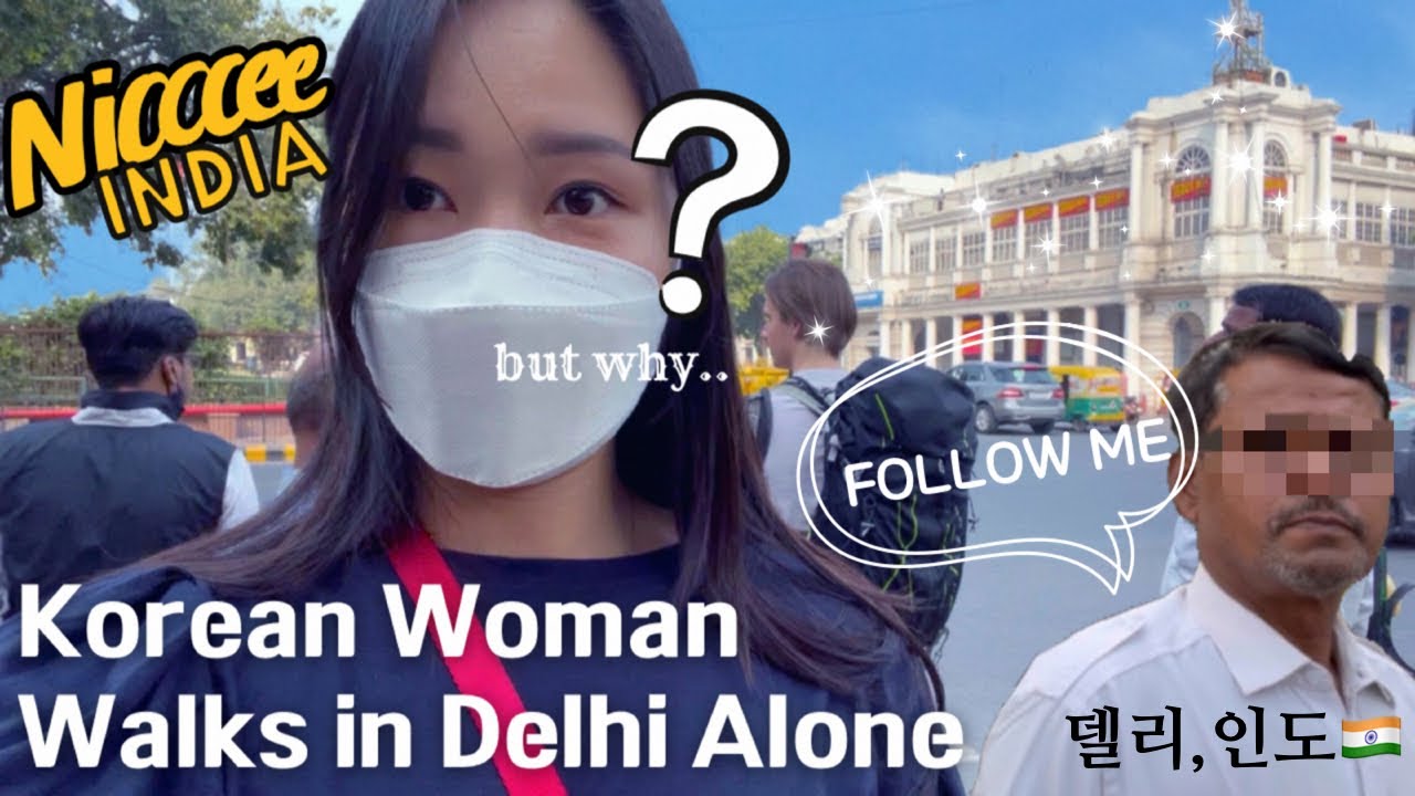 ENG) Korean at the Connaught Place, New Delhi🇮🇳 | India street food, festival | 인도 여행