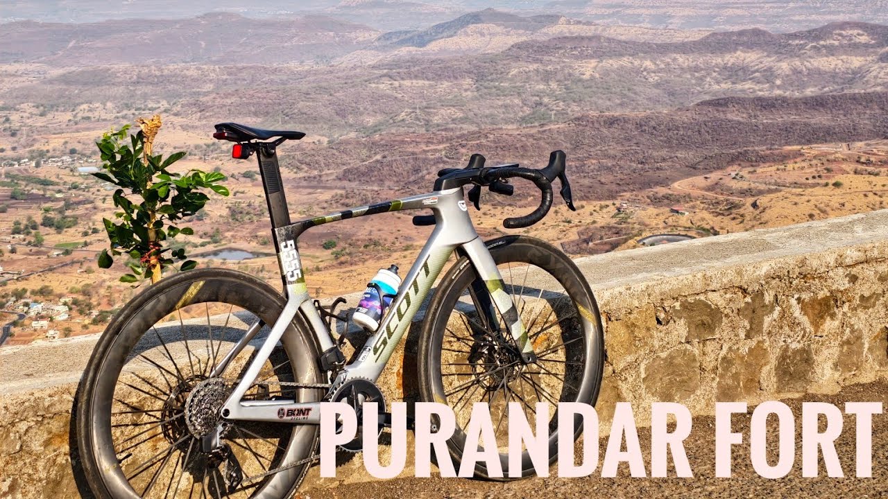 Sweet Spot Training on Purandar Fort Climb | POV Cycling | Scott Foil RC 30 | Pune