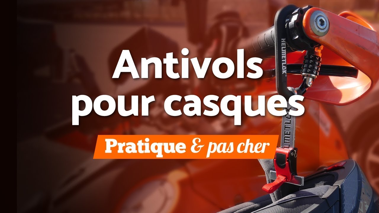 Fixe ton casque à ta moto