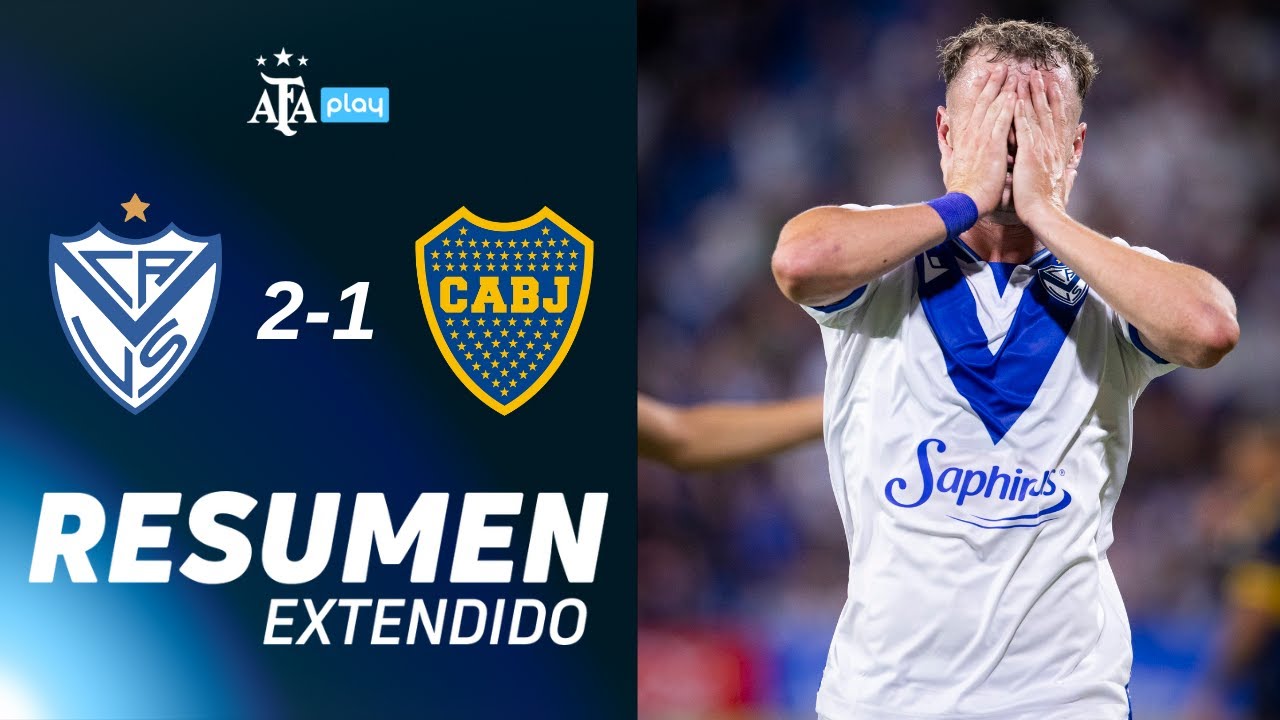 Velez Sarsfield 2 vs. 1 Boca Juniors | #TorneoApertura2026 | Resumen Extendido | Fecha 4