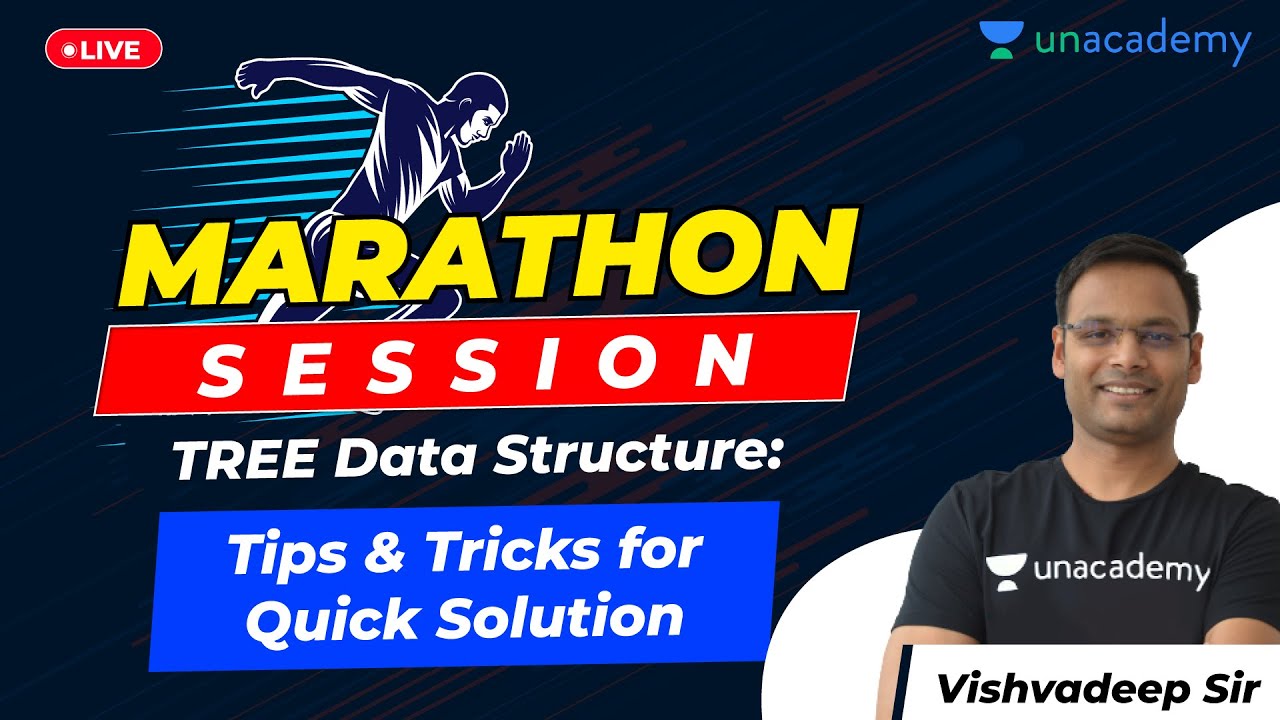 TREE Data Structure: Tips & Tricks for Quick Solution | Marathon Session | Vishvadeep Sir