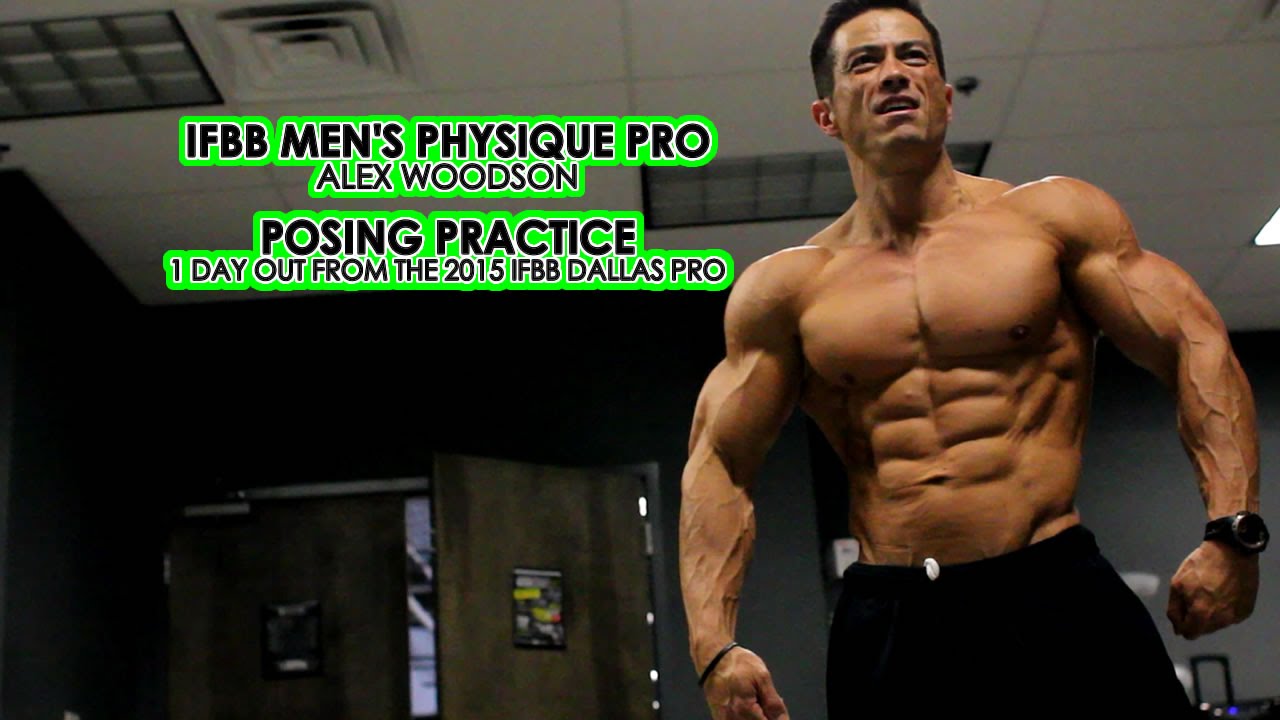 IFBB Men's Physique Pro Alex Woodson - Posing Practice - Destination Dallas