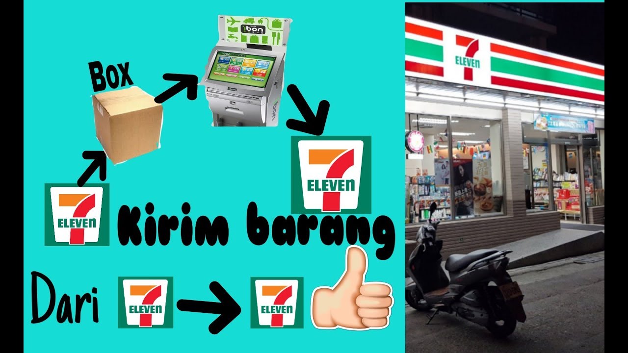 Kirim barang dari  7-Eleven(7-11)  ke 7-ELEVEN (7-11) lewat mesin ibon