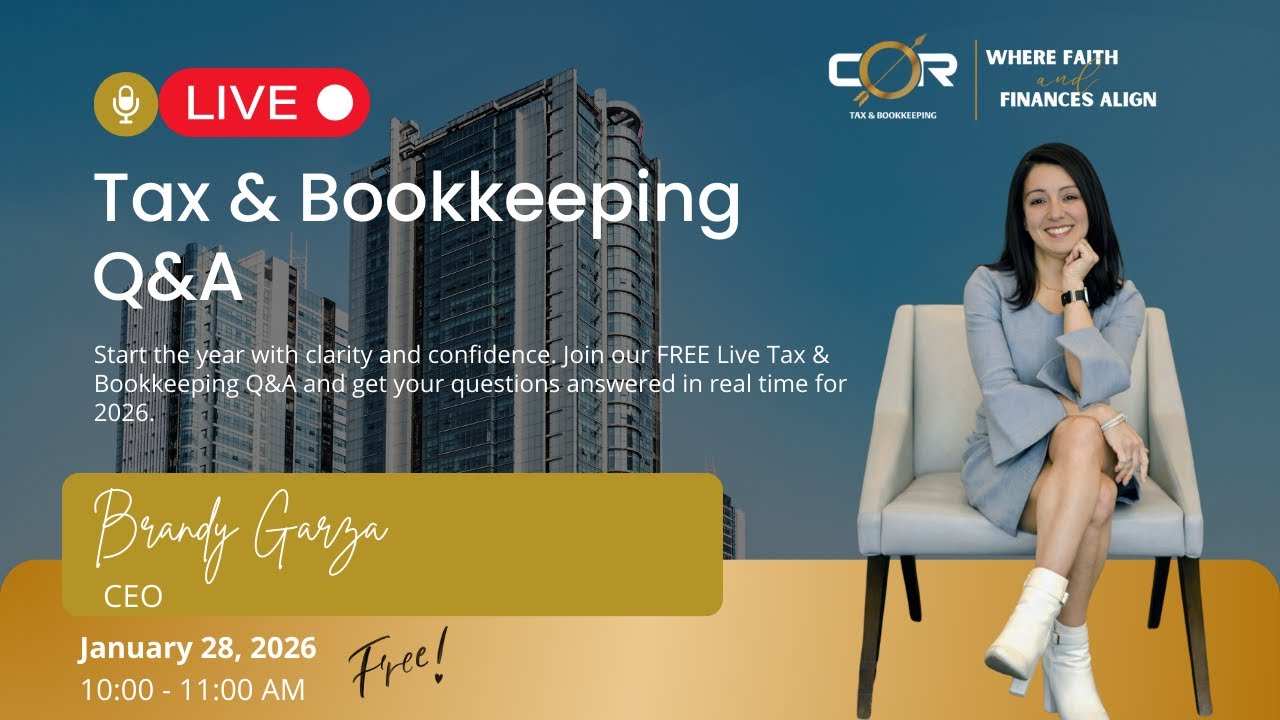 Free Webinar: Stop Losing Money! Essential Bookkeeping & Tax Tips Small Business Owner Must Know