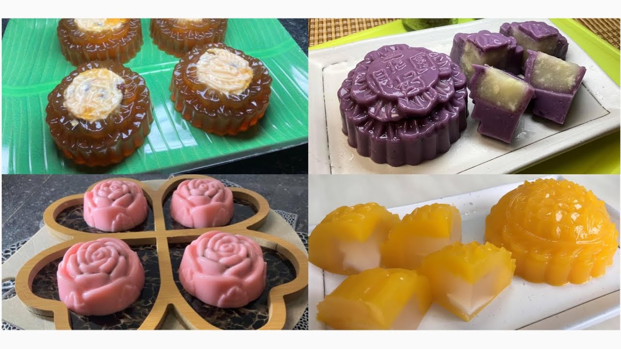 4 Refreshing Jelly Mooncake Recipes | 4款清爽可口果冻月饼食谱大公开 | 中秋节最容易做的月饼
