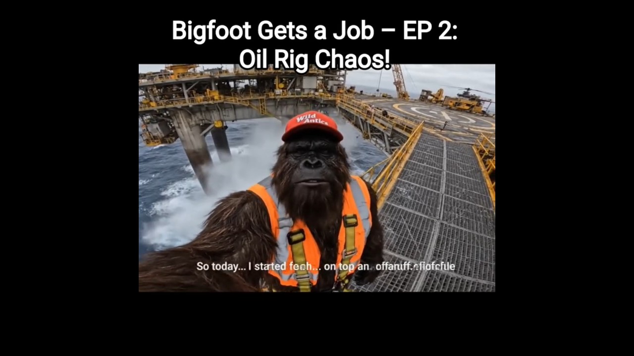 Bigfoot Gets a Job – EP 2 | Chaos Strikes the Oil Rig