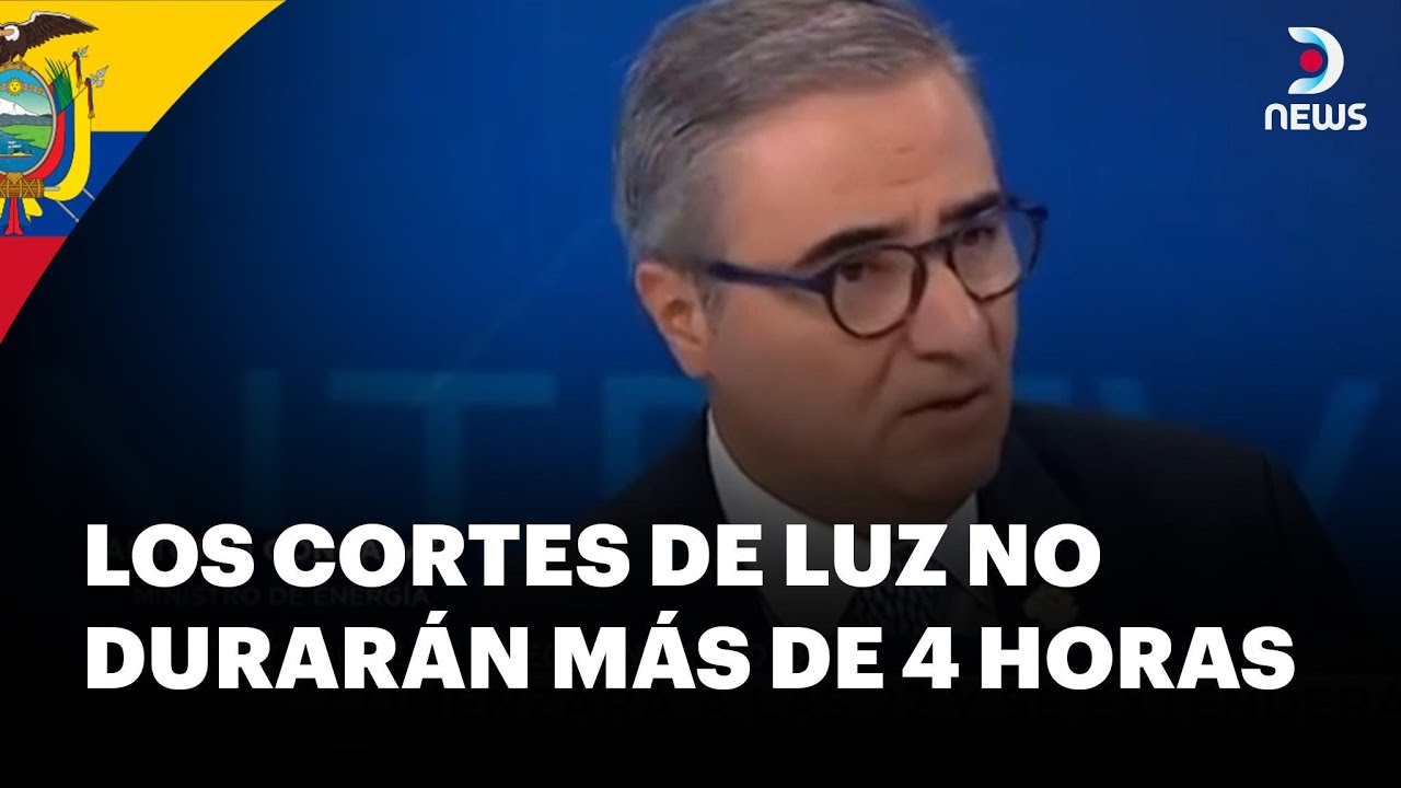 Crisis energética en Ecuador: Hoy comenzará el corte de suministro eléctrico de 8 horas - DNews