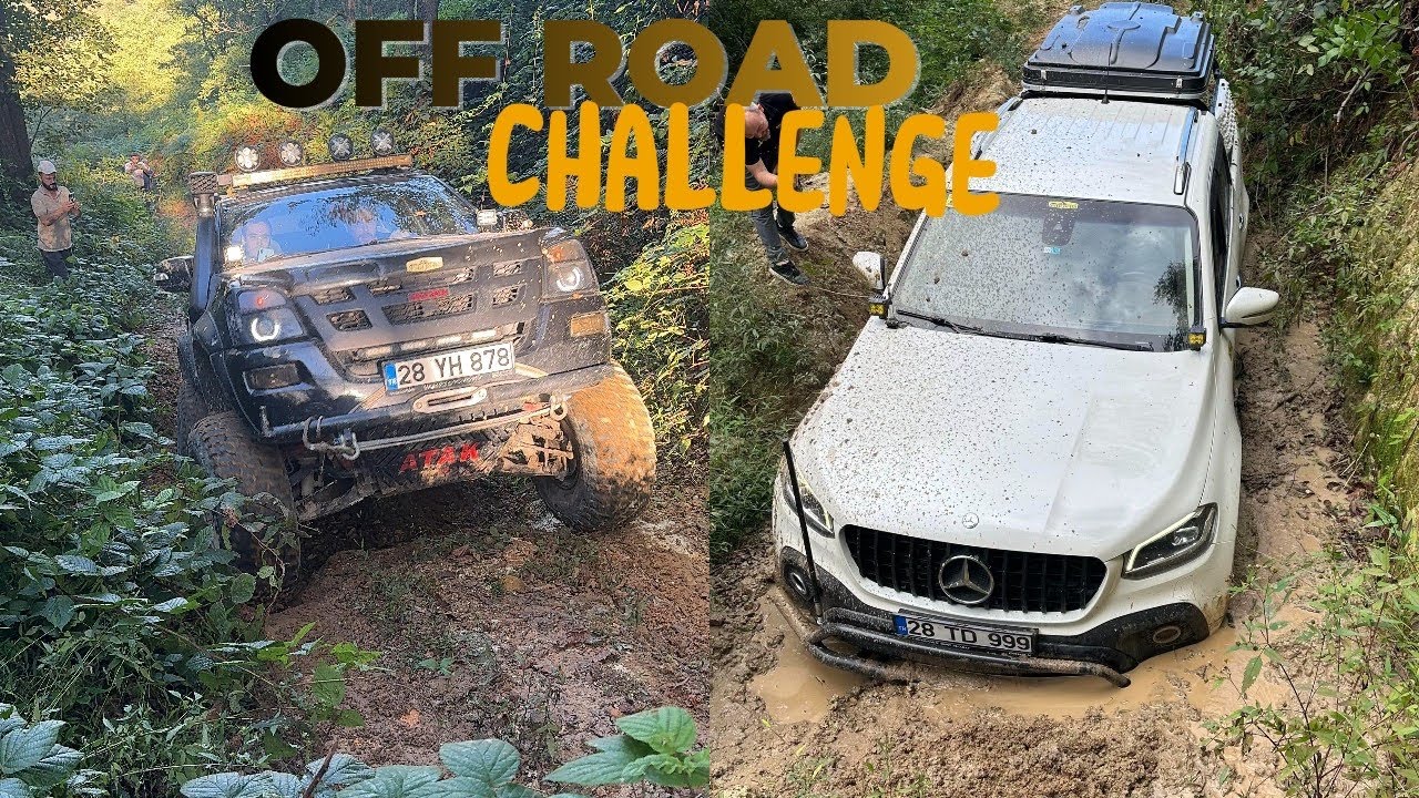 OFF ROAD 🏆Mercedes Xclass📌Isuzu Dmax📌 Mitsubishi L200✅ Pikcup Challenge 🏆🧭
