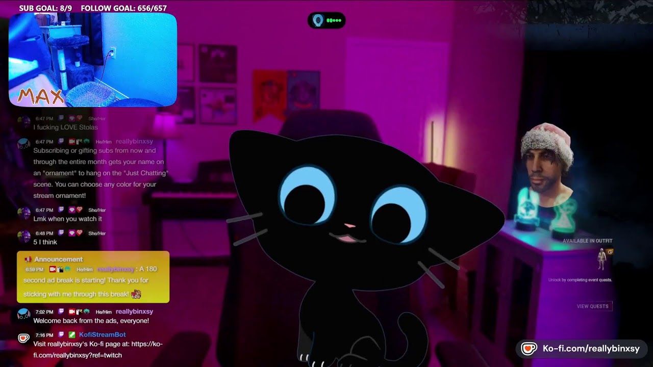 🩵 Bone Chill quests and then maybe Outlast Trials 🩵
