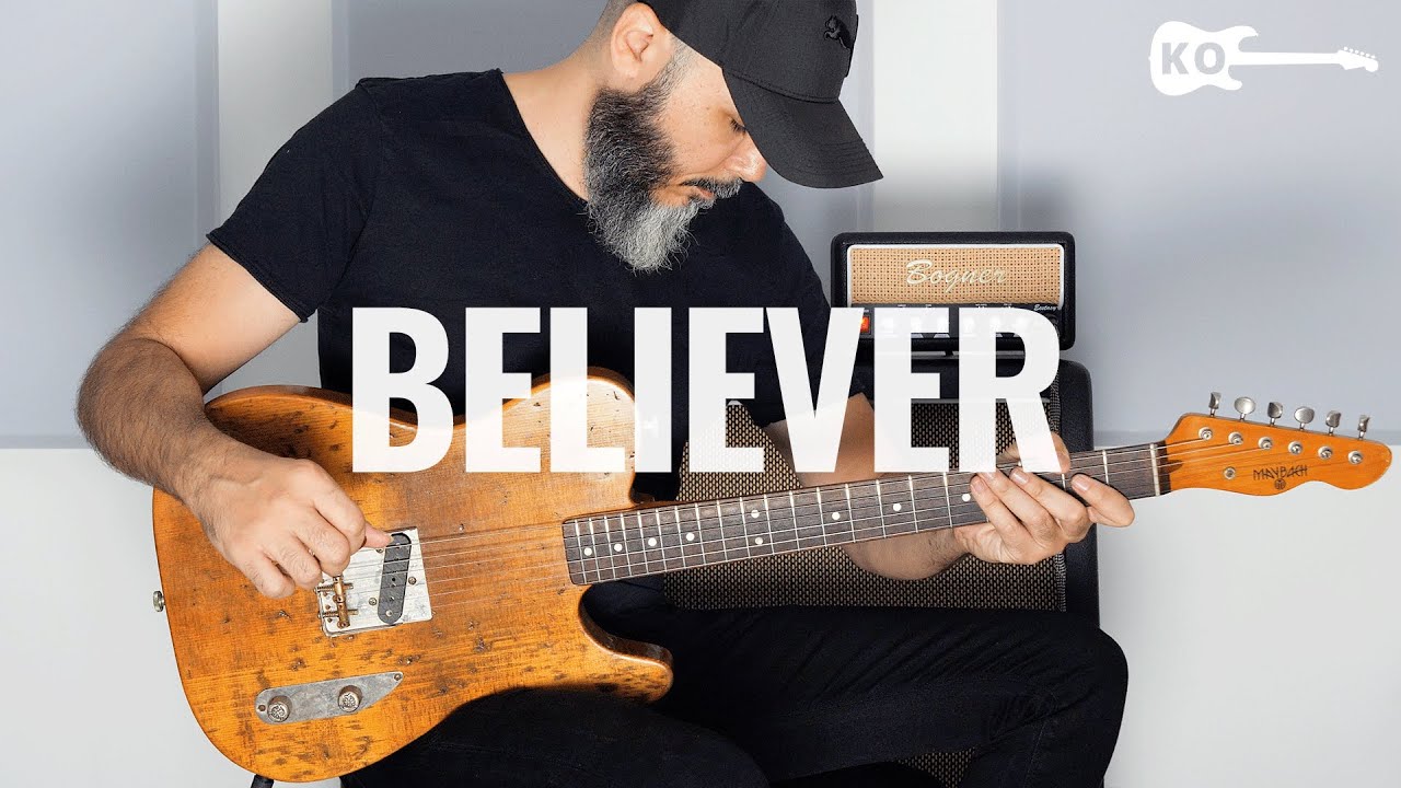 Imagine Dragons - Believer - Metal Guitar Cover by Kfir Ochaion