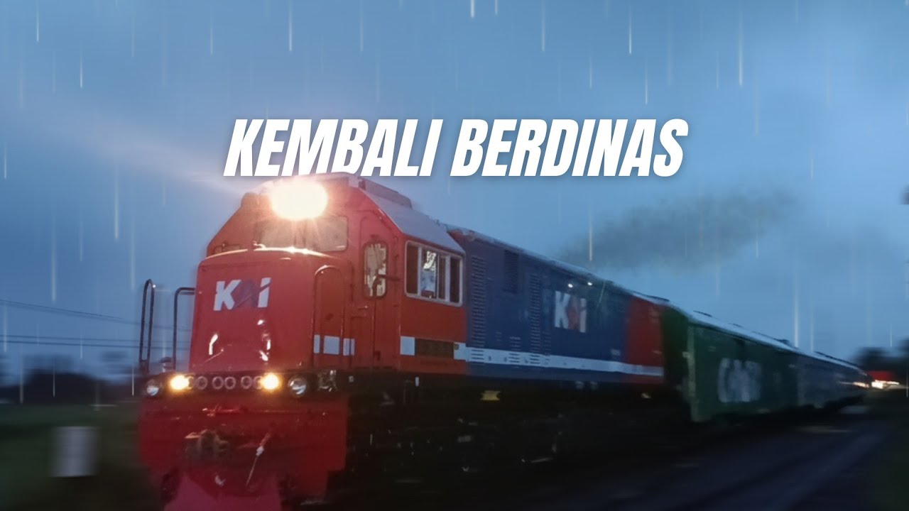 LOKOMOTIF RNB PERUMKA KEMBALI BERDINAS DI KERETA LOKAL!
