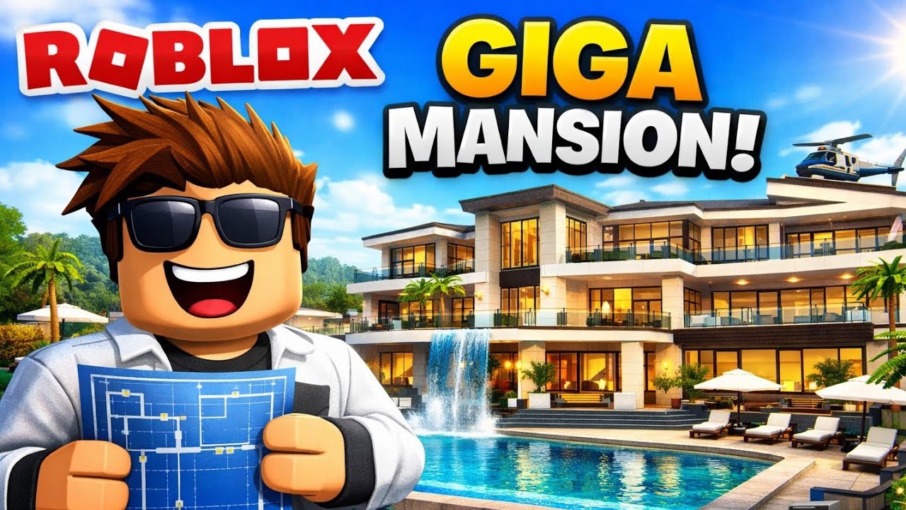 Building a GIGA MANSION in ROBLOX 🏰 | Ultimate Luxury House (Full Build)